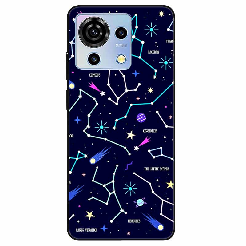 For ZTE Blade V50 Vita Case Phone Cover Shockproof TPU Soft Silicone Fundas for ZTE Blade V50 Vita V50Vita 6.75 Luxury Astronaut