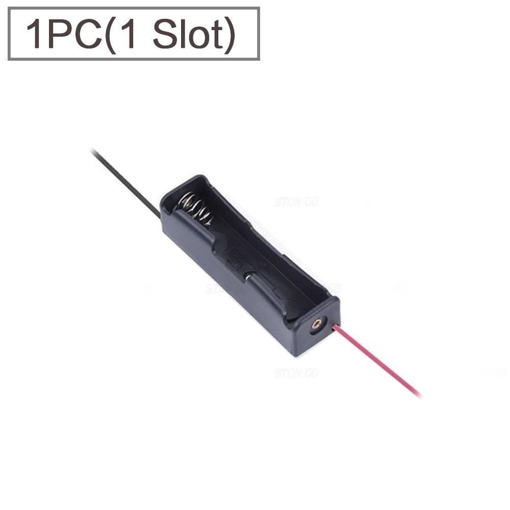 

18650 Power Bank Cases 18650 Battery Holder Storage Box Case Batteries Container With Wire Lead, 1 / 2 / 3 / 4 Slots Optional