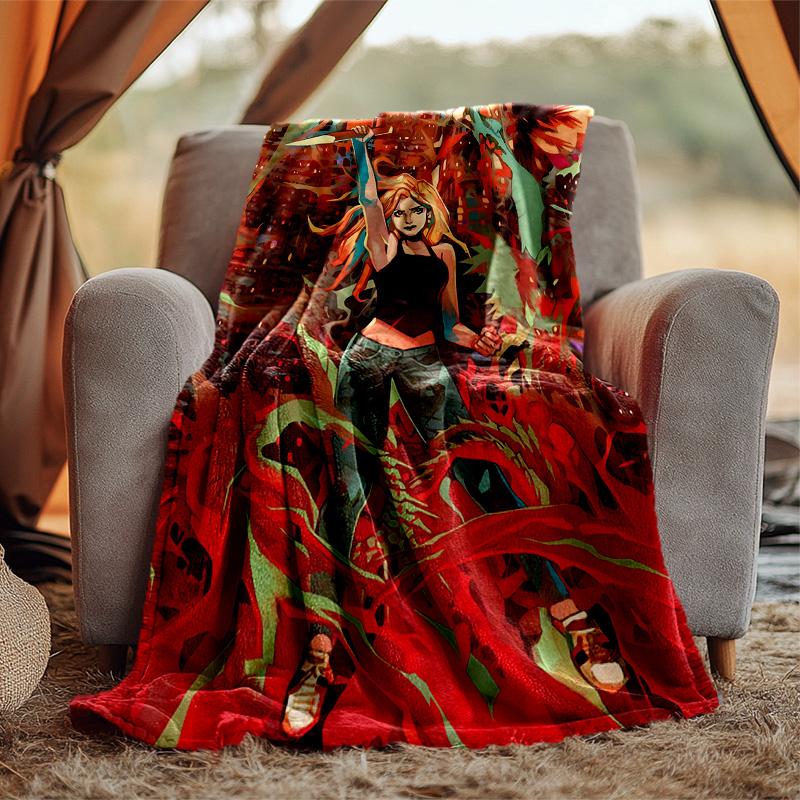 Buffy Flanelldecke Weich Warm Ganzjahres Überwurf, Design für Camping, Autoreisen, Wandern Sofa, Bett, Büro Perfektes Geschenk für Partys