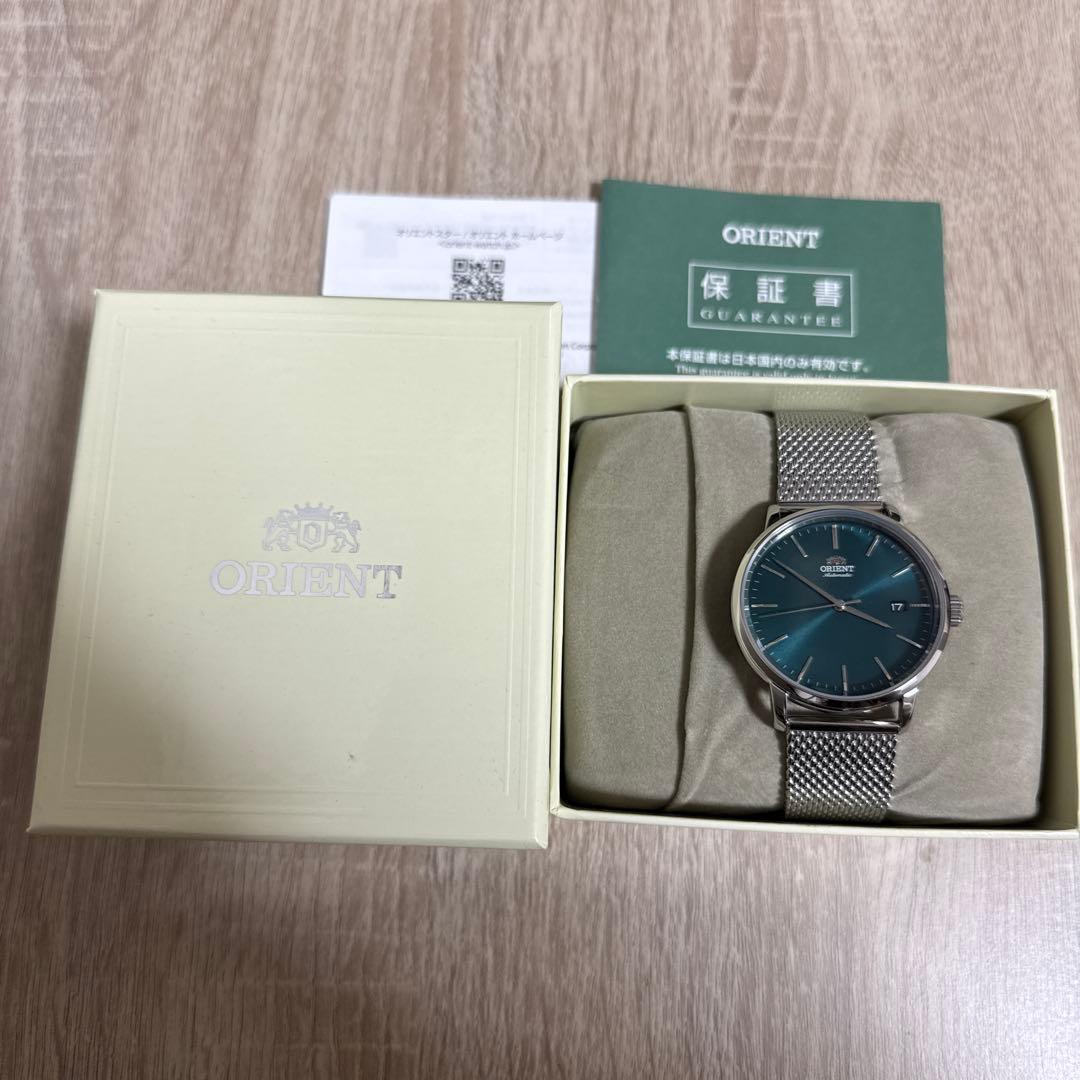 [New and unused] ORIENT Automatic watch green dial