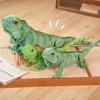 65CM Simulated Mane Lizard Doll Chameleon Children Plush Toy Creative Boy Pillow Doll Birthday Gift Rag Doll