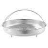 Stainless Steel Food Steamer Basket Pressure Cooker Steamer Basket With Handle Steaming Grid Drain Drainer Cooking Utensils
