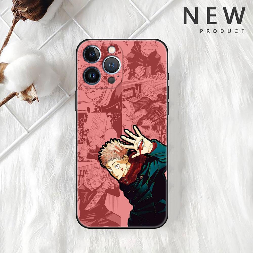 

Чехол Anime Jujutsu Kaisen для Apple iPhone 14 Pro Max 13 11 12 Mini SE 7 8 Plus X XS 6 6S силиконовый чехол для телефона мягкий TPU Funda iPhone 6 6S Plus