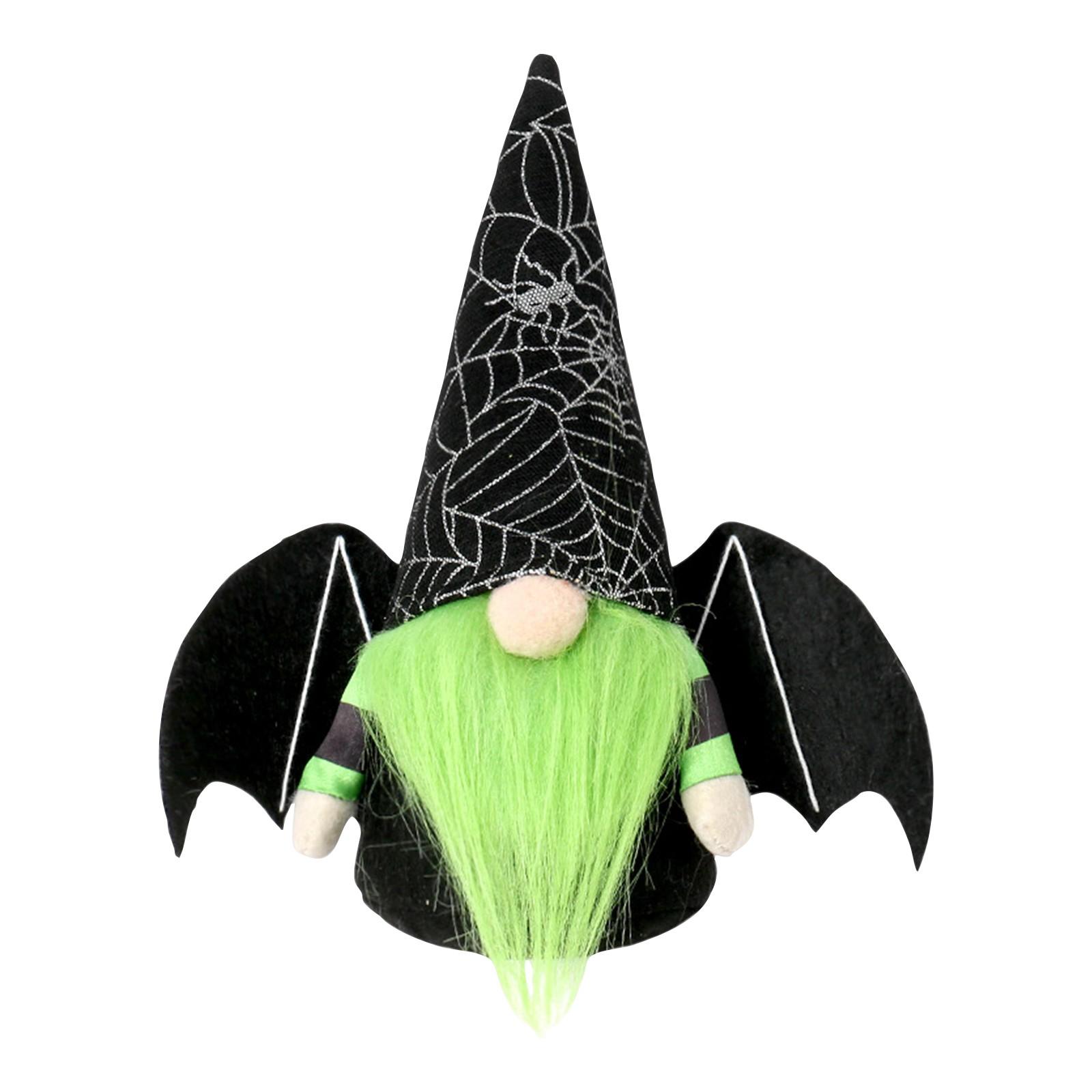 

Безликая кукла старика Кукла гнома Домашние украшения Праздничная атмосфера ужаса One Size чёрный