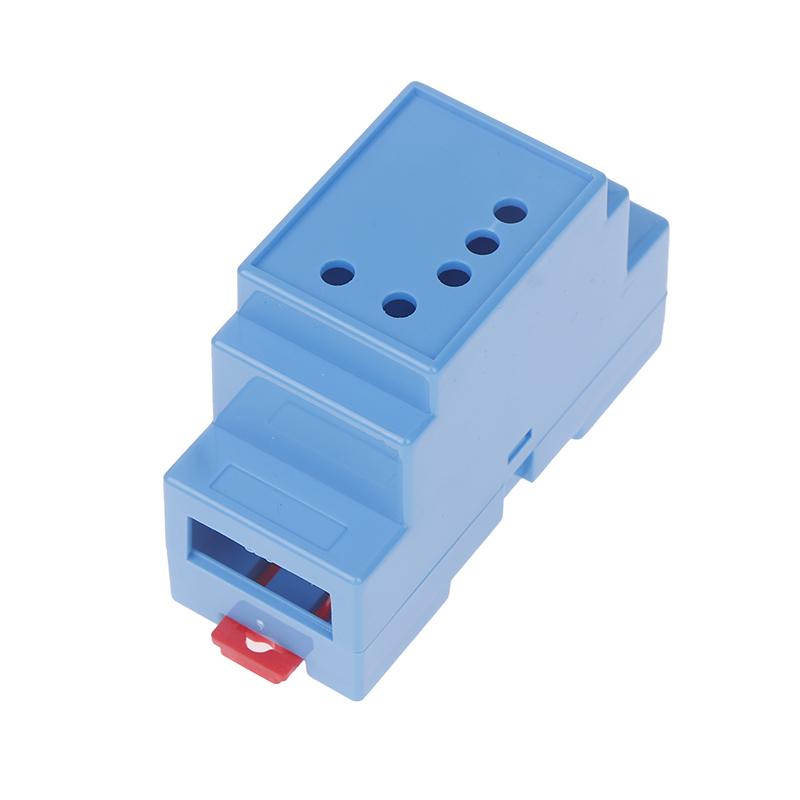 1 pièce Boîte de jonction PLC Rail DIN Boîtier électronique en plastique Boîtier de projet 4 couleurs 88X37X59 mm Montage sur rail 35 Boîtier d'instrument