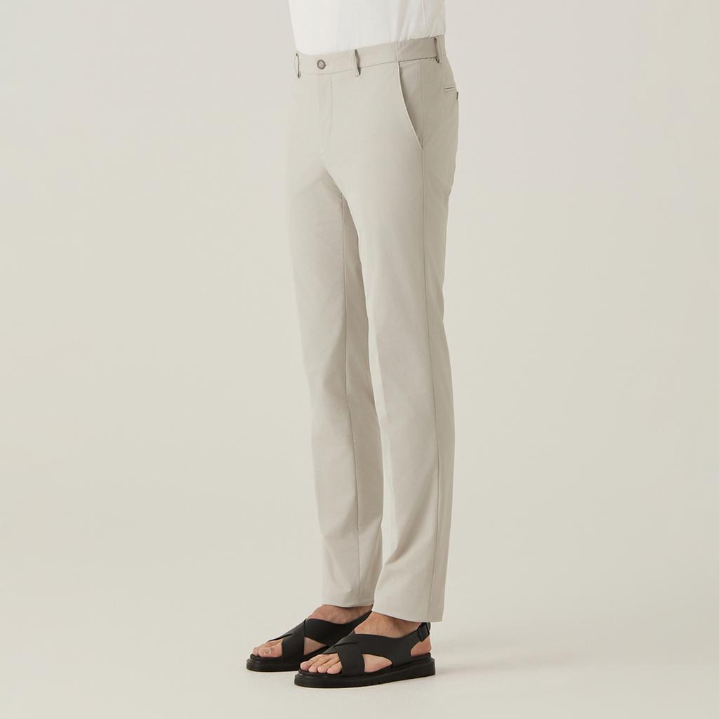 FERRAROMILANO Slim Fit Stretch Pants L/Grey (Am0Fbpc20232)
