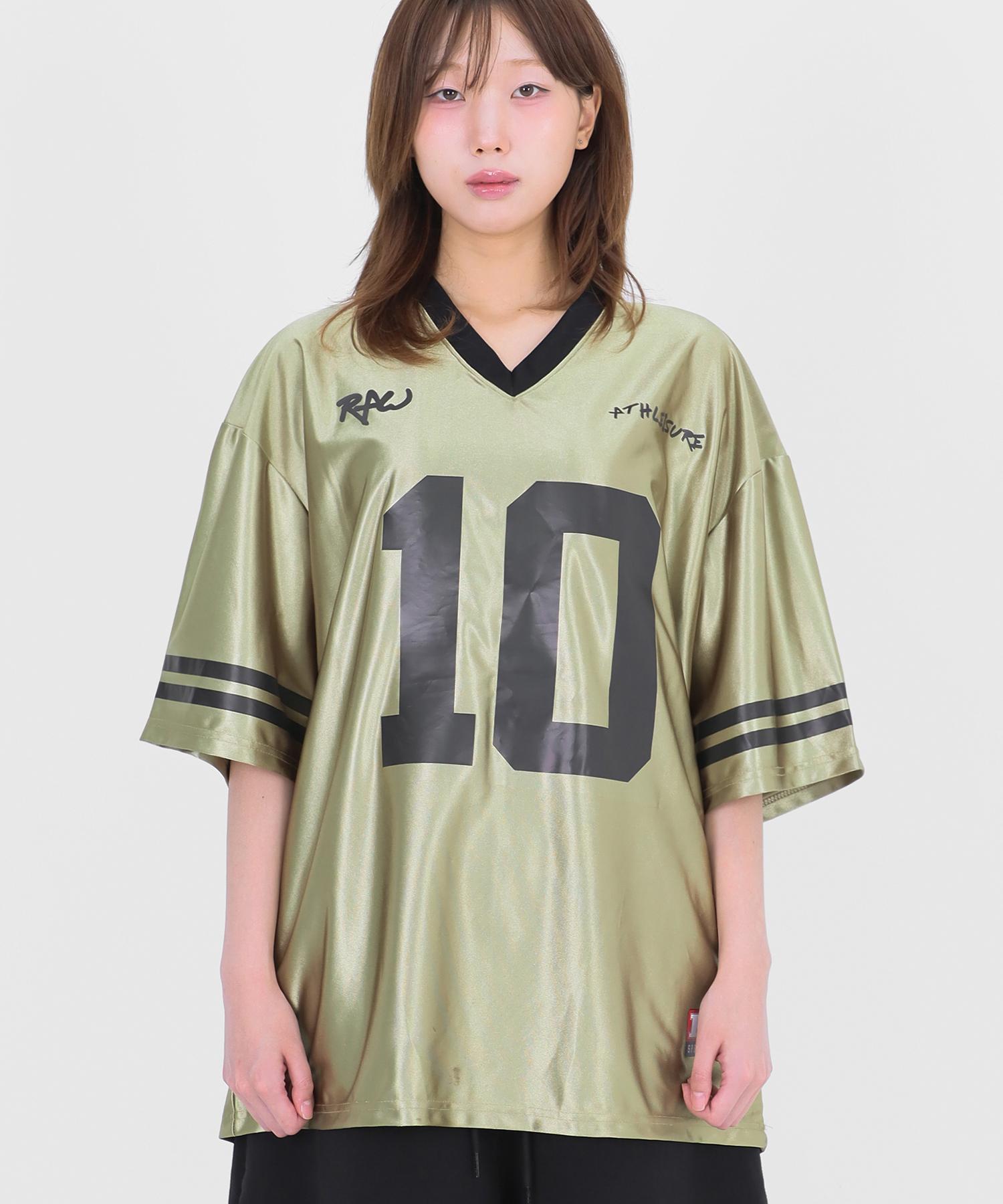 Row Lab Ten Box Jersey Top - Olive M