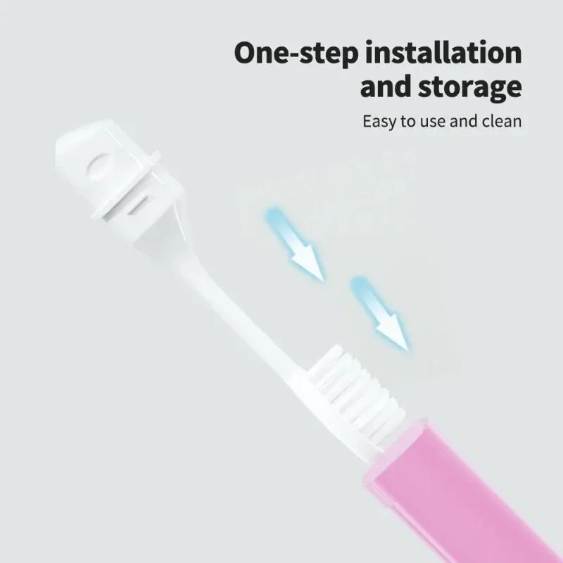 Travel Toothbrush Portable Folding Training Toothbrushes Mini Tooth Brush Adult Family Outdoor Camping Use