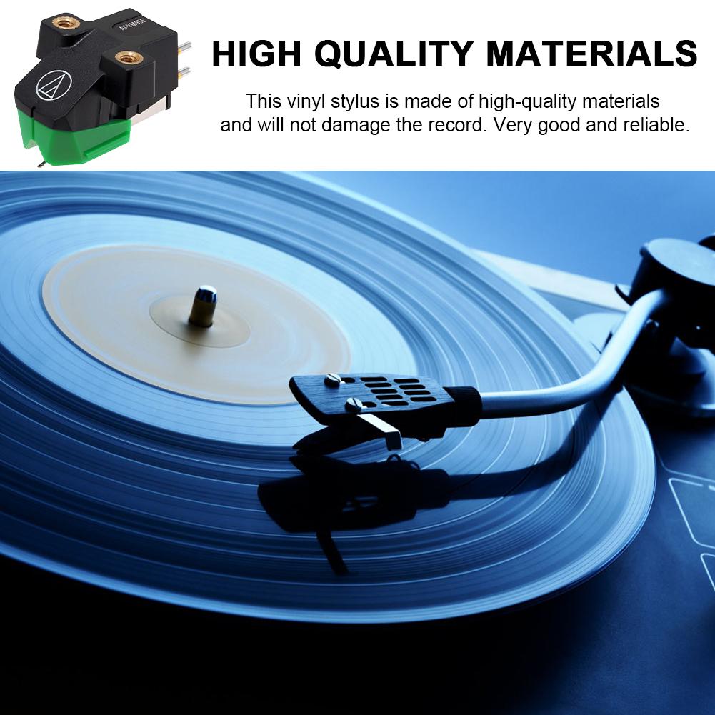 AT-VM95E Dual Moving Magnet Turntable Cartridge VM Stylus Moving Magnet Stereo Cartridge Stylus for Vinyl Record Player