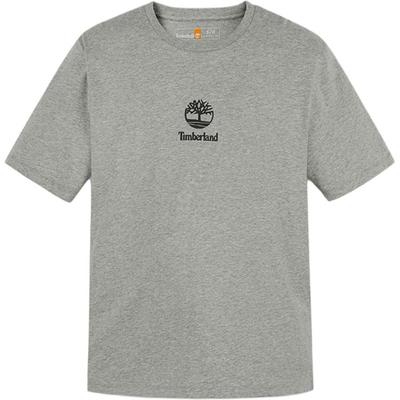 Timberland SS25 Fashion Versatile Outdoor Casual Breathable Short Sleeve T-Shirt Unisex T-Shirts Medium-Gray A43C5-052
