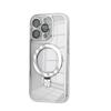 Apple Pro Max 17 Invisible Stand Magnetic Protective Phone Case with Electroplated Lens and Full Coverage Dustproof Shield.