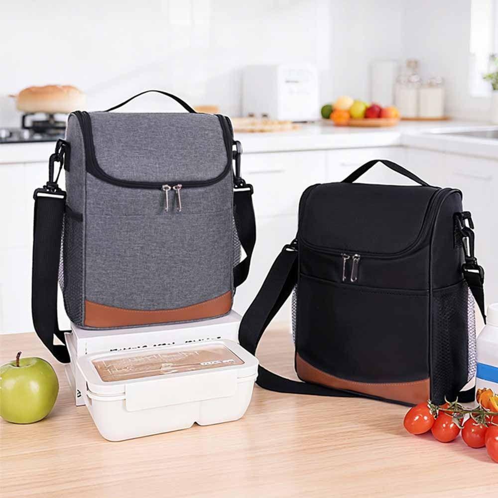 Large Capacity Insulated Cooler Bags Portable Thickened Lunch Food Thermal Box Durable Waterproof Insulated Lunch Bag Hiking