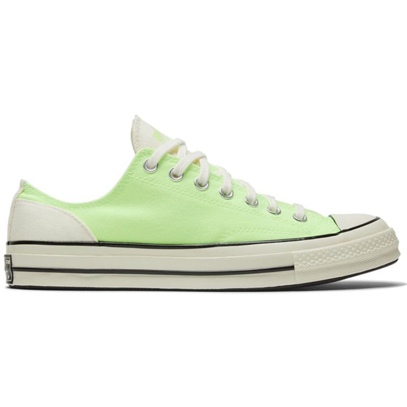 Converse 1970s Psychedelic Hoops Chuck Casual Comfort Low-Top Canvas Shoes Unisex Bright Green