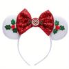 Christmas Mouse Ears Headband Christmas Antlers Snowflake Santa Snowman Hair Accessories For Christmas Party Dress Up