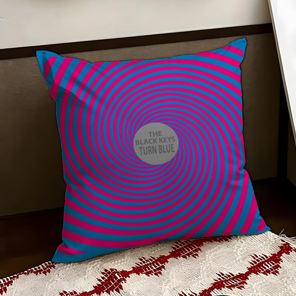 The Black Keys Band Cushion Cover Reversible Soft Durable Pillow Cover Home Car MultiScene Use for Daily Comfort