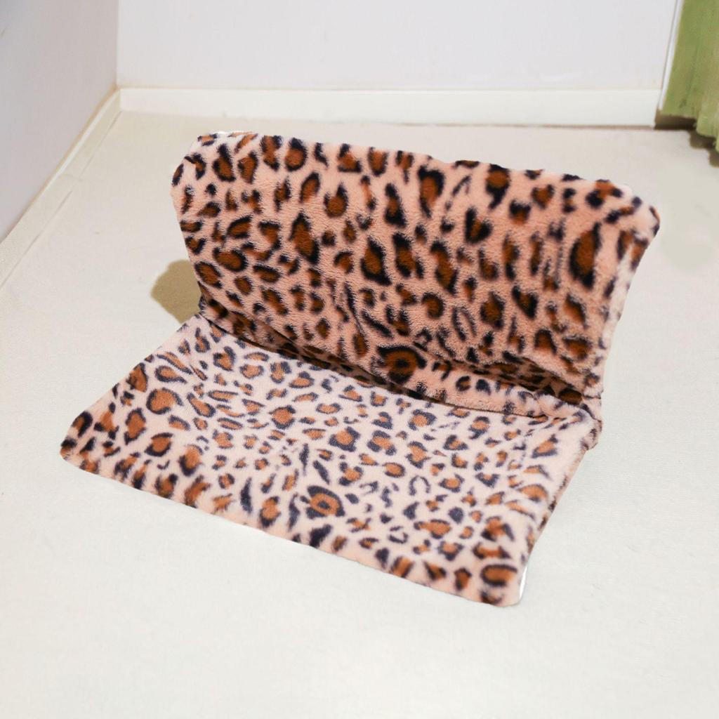 Spot Pet L-Shaped Washable Fleece Cat Bed: Removable, Foldable Metal Frame & Winter Warm Hammock.