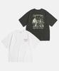 ESPIONAGE Wyoming Cowboys Heavyweight Tee Off White