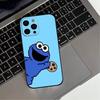 C-Cookie-Funny M-Monster  Phone Case For iPhone 17,16,15,14,13,12,11 Plus,Pro Max,XS,Soft Silicone Black Cover