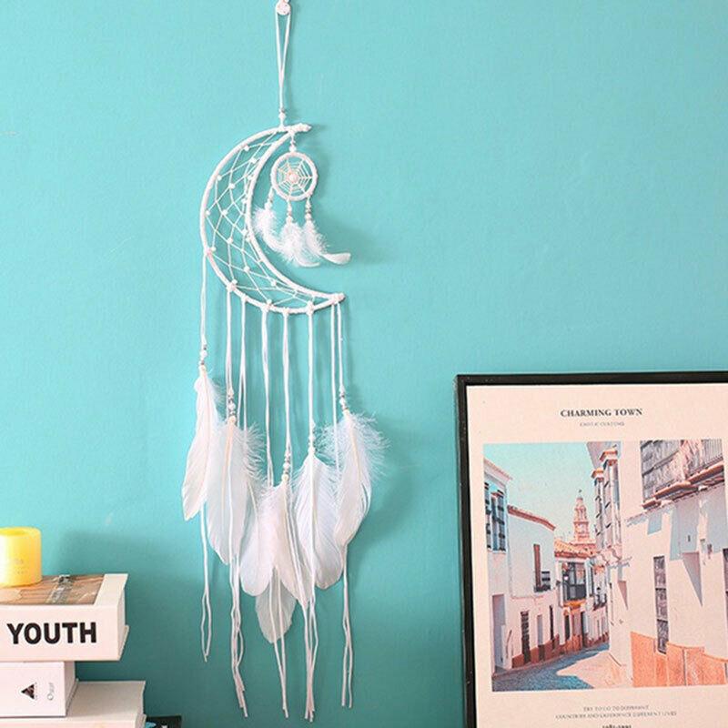 4Pcs Metal Dream Catcher Dreamcatcher Macrame Craft Hoop DIY Half Crescent Moon 4Pcs Metal Dream Catcher Dreamcatcher Macrame Craft Hoop DIY Half Crescent Moon