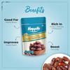 Happilo Safawi Jumbo Dates 200g, Rich In Iron, Antixidants, Fiber and Vitamin, Chewy Texture, Natural Sweetness, No Added Preservatives