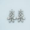 High-End Crystal Flower Stud Earrings: Elegant, Luxurious, Versatile for Any Occasion