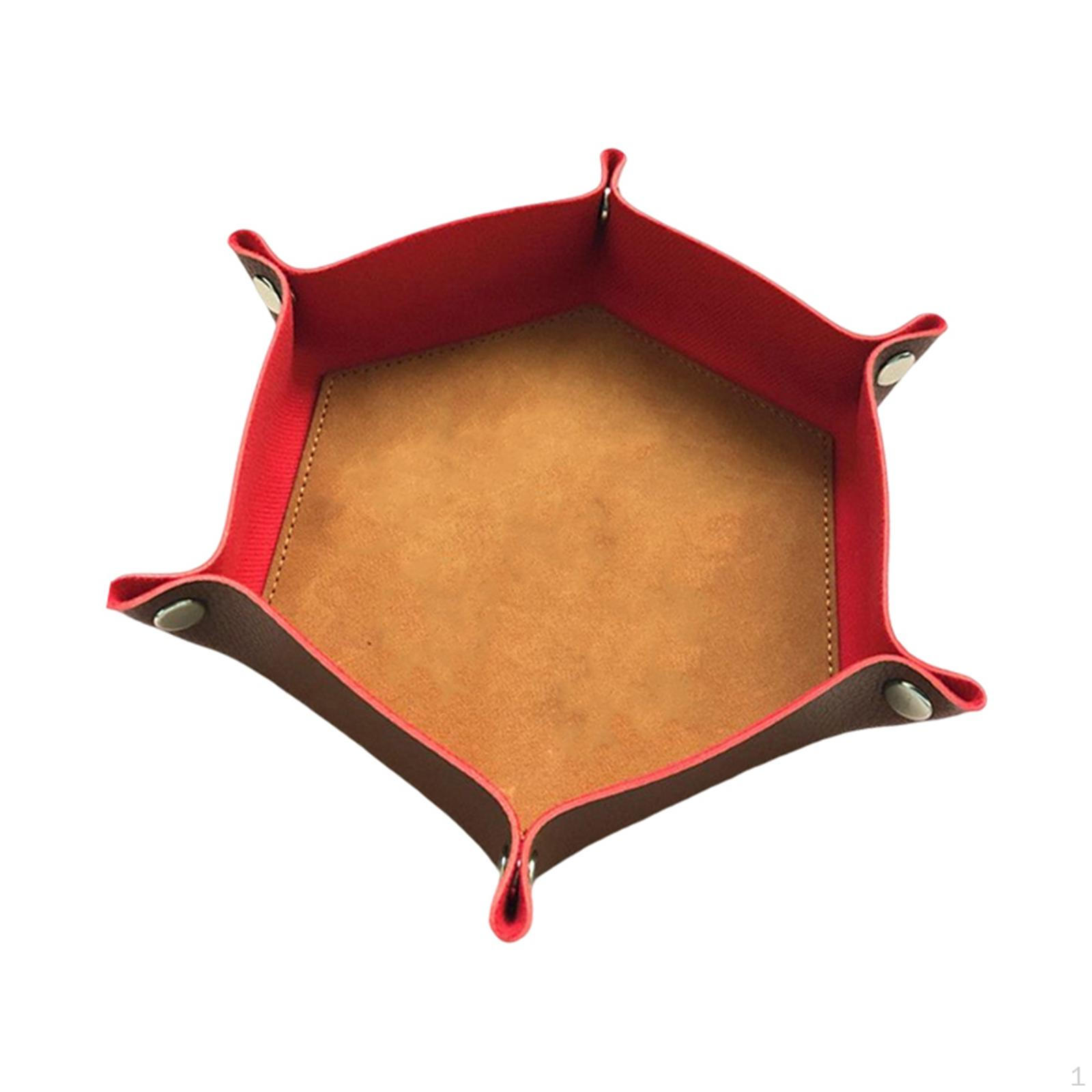 Поднос из искусственной кожи двухсторонний коврик для настольных игр Candy Red Brown Type C_1063x1063x197inch 746₽