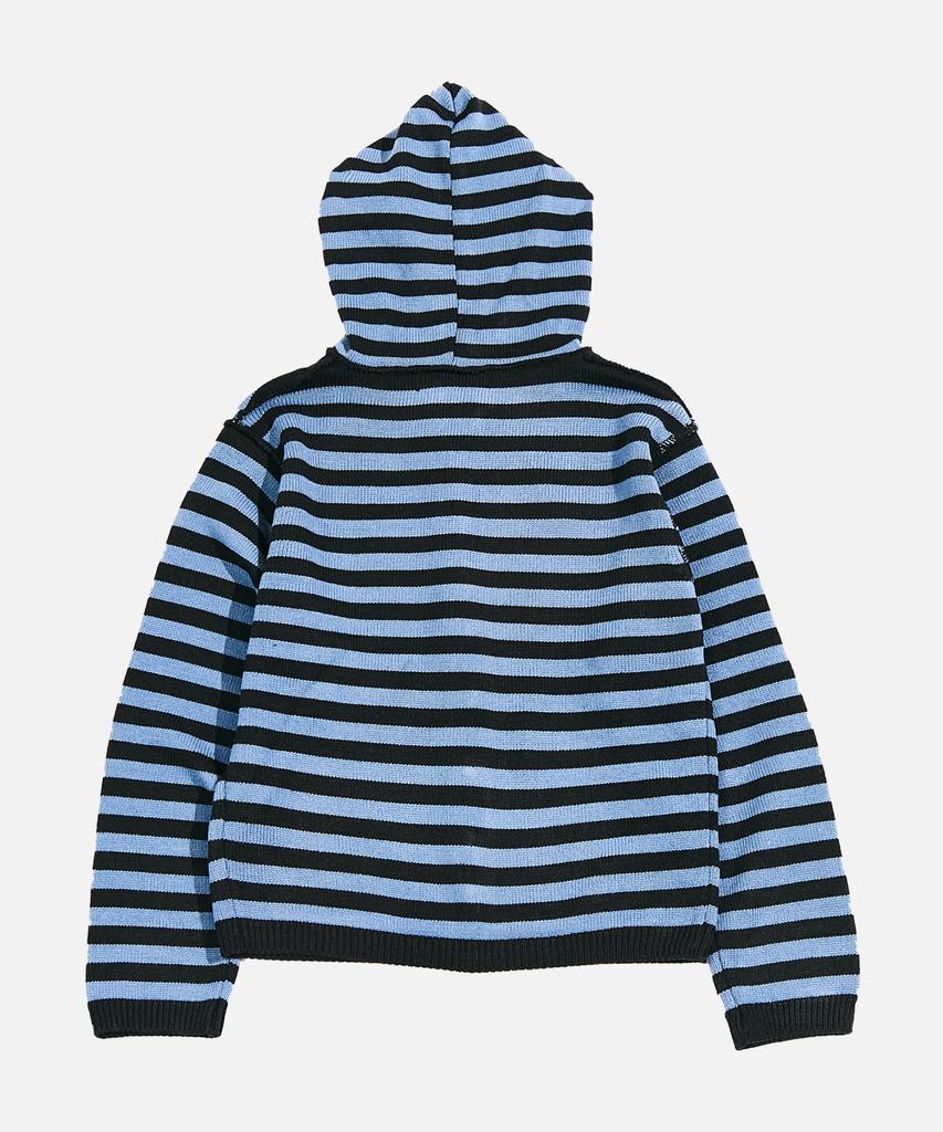 Sudadera con capucha y cremallera VASTIC S / T de punto_Negro / Azul