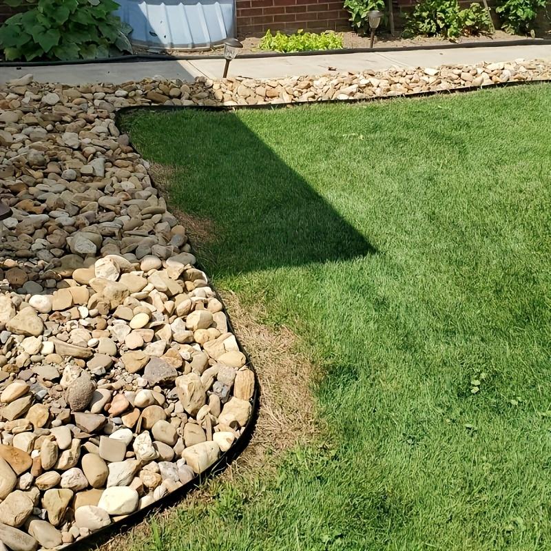 Landscaping Edge Kit, 393.7in with 30 Nails, Garden Edges and Lawn Borders Up To 2in High Suitable for DIY Gardens, Lawns, Grassland Edges & Patios