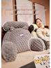 Cartoon Turtle Velvet Lumbar Support Cushion - Soft, Removable, Washable Seat & Sofa Backrest for Bedroom