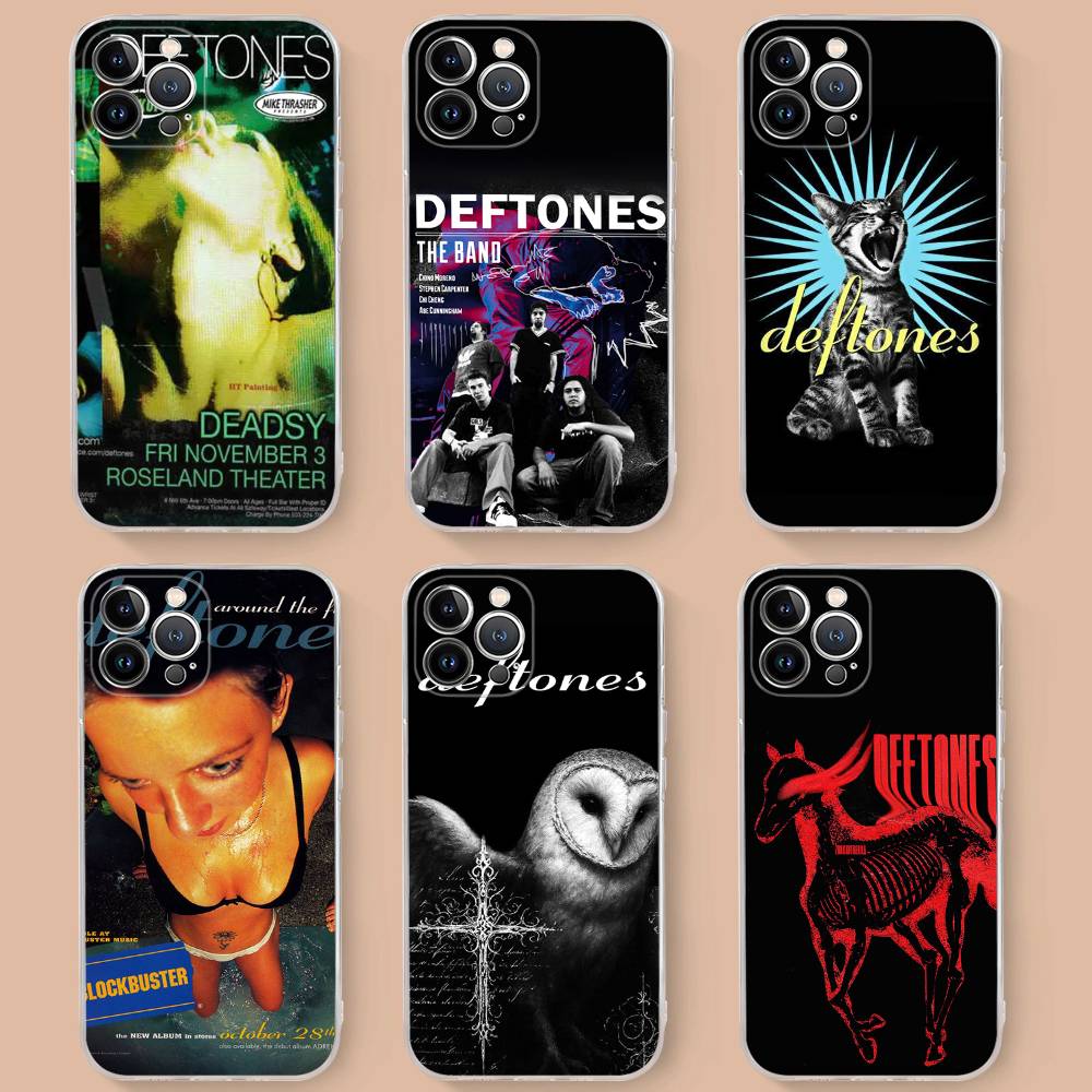 Alternative Metal Band Deftones Phone Case For IPhone 11 13 16 12 17 14 15 Pro Max Plus Soft Clear Back Cover Coque