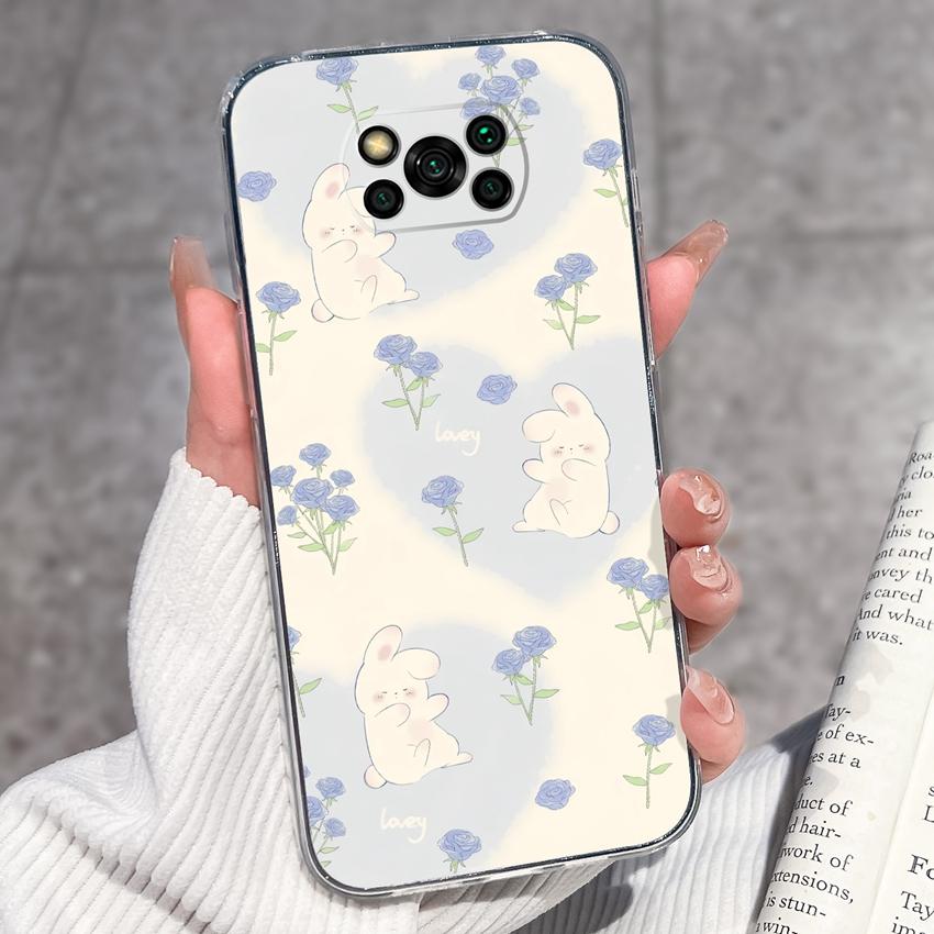 Clear Phone Case For Xiaomi Poco X3 X4 NFC X5 X6 X7 Pro F4 GT F5 Soft TPU Casing Retro Pocket Watch Patterns Shockproof Shell For Xiaomi Cover Capa