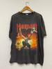 Vintage 90. léta Kapela Manowar 1994 Agony & Ecstacy Heavy Metalová Kapela Tričko / Turné / Hudba / Vzácné / Černé / L