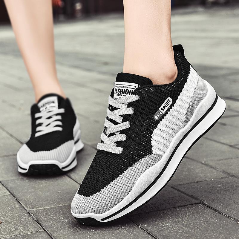 

Couple sports Forrest Gump shoes 2025 Korean version men s casual shoes flying woven breathable running women s shoes soft-soled shoes men 44