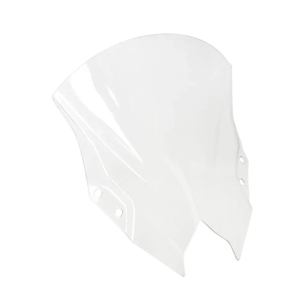 Front Wind Deflector Windshield Accessory for Kawasaki For 500 SE Motorcycle Model 2024 2025 Black Transparent Gray