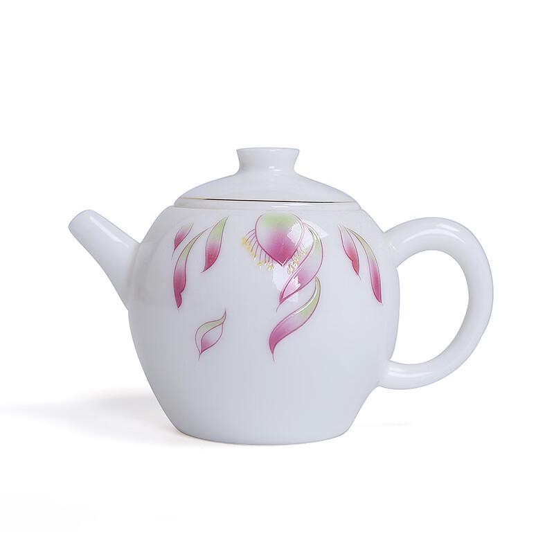 Mutton-fat Jade Porcelain Xishi Teapot