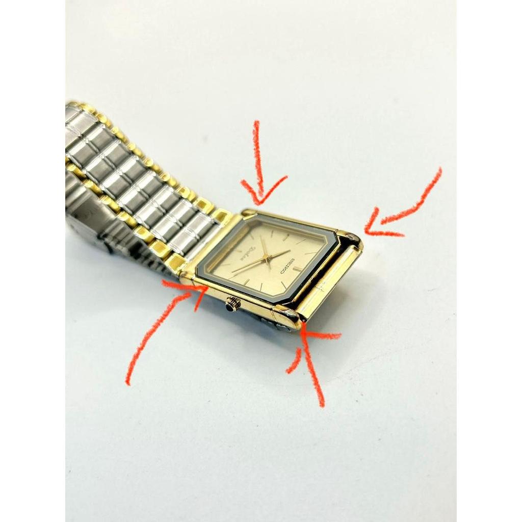 Used SEIKO DOLCE Seiko Dolce men's watch 7741-5050 in operation watch square