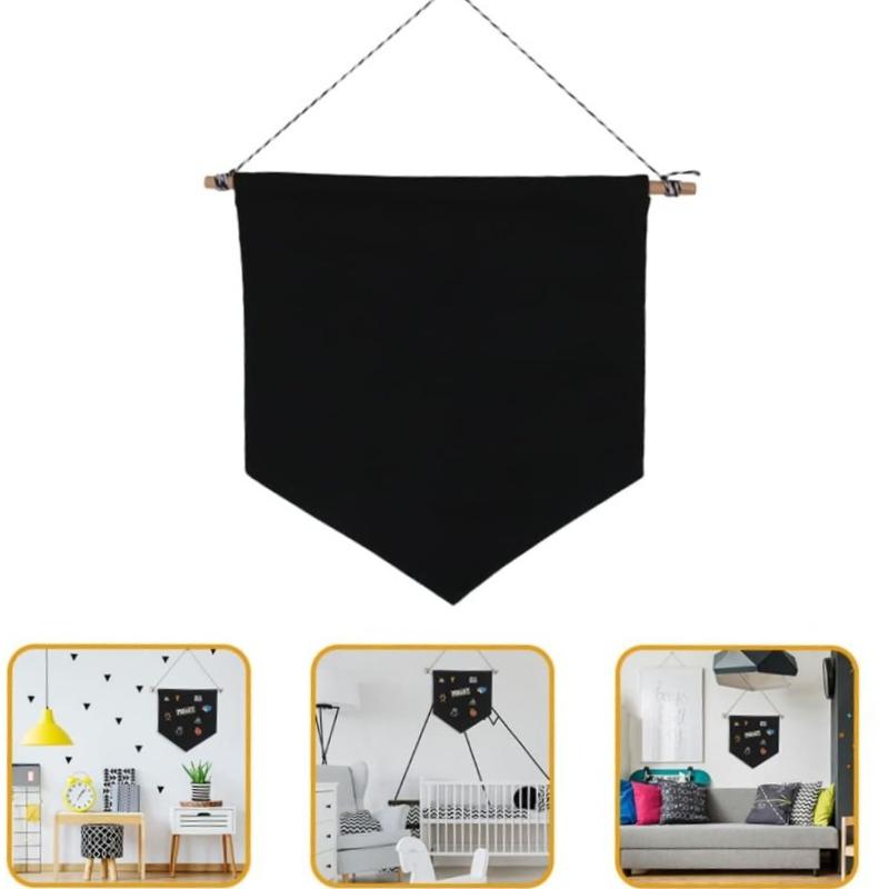 1/4 Stück Anstecknadel & Brosche Display-Banner, Nordische Minimalistische Baumwoll-Hängeflagge für die Wand, Organizer und Sammler-Vitrine