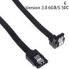 Computer Cables Sata 3.0 Iii Sata3 6Gb/S Ssd Hard Drive Data Right Angle Cable