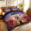 Spy Family Pattern Bedding Quilt Set Quilt Cover Pillowcase Home Birthday Gift(1 * duvet cover + 2 * pillowcase, without core)