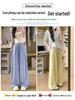 Yellow Drapey Polka Dot Wide-Leg Pants - Summer Casual, Petite, Loose Fit for Women