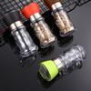 Manual Natural Adjustable Acrylic Sea Salt Jar Kitchen Tool Pepper Mill Grinder Spice Grinder