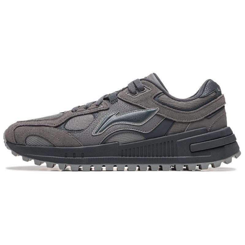 Li-Ning Yuancu Men’s Low-Top Casual Sneakers Black White AGCU373-4 43
