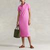 Polo Ralph Lauren Polo Mesh Polo Midi Dress Women Dresses Pink WMPODRSNFA20228-650
