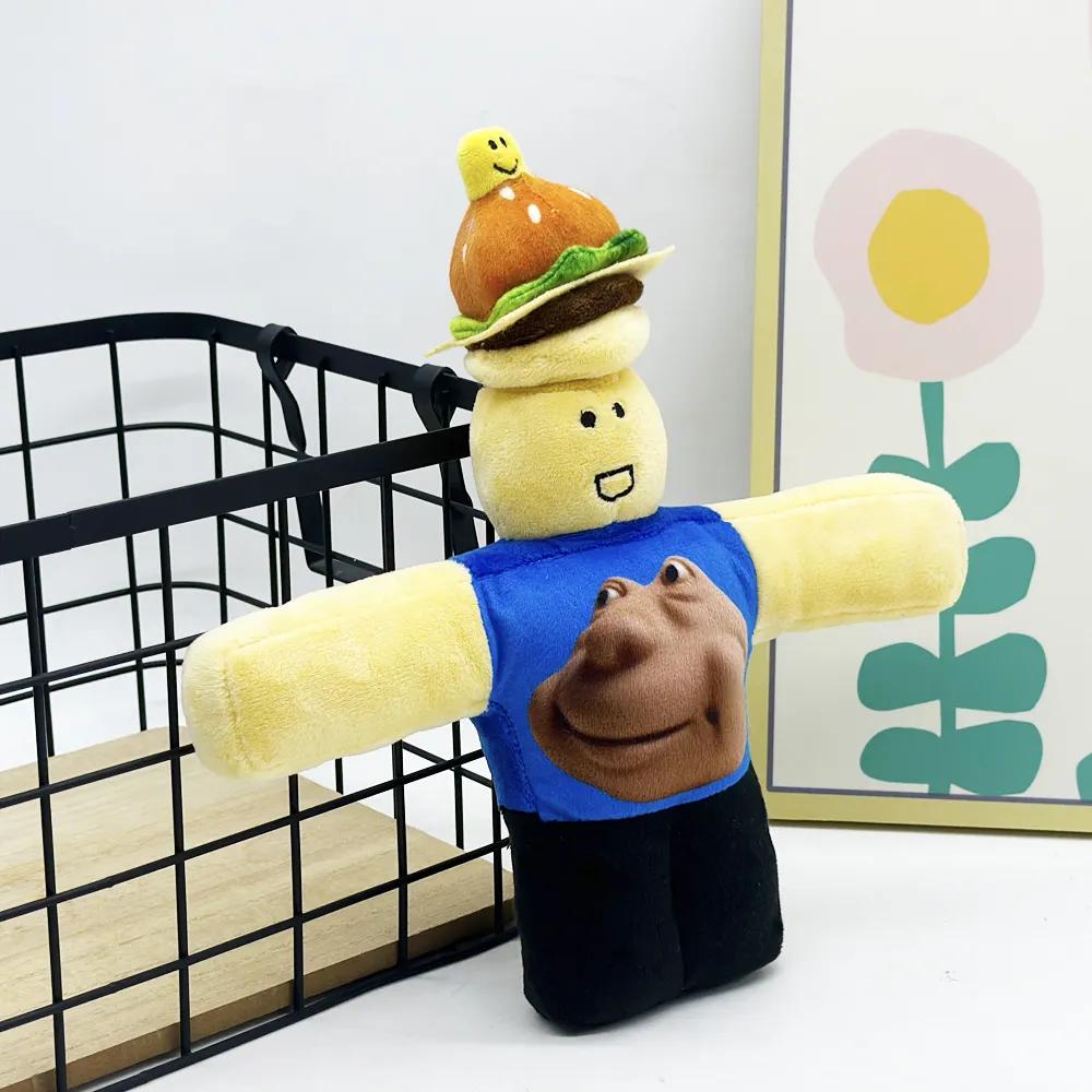 Neue 26cm Verlassene Plüschpuppen Verlassene Roboter Hamburger-Roboter Stofftier Anime-Merchandise Baumwollpuppe Weich Niedlich Kindergeschenk