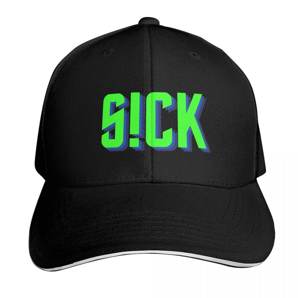 Sickick Sick Kick Sckck Green Baseball Cap Luxury Hat Birthday Winter Hat Hiking Hat Hats Women Unisexs