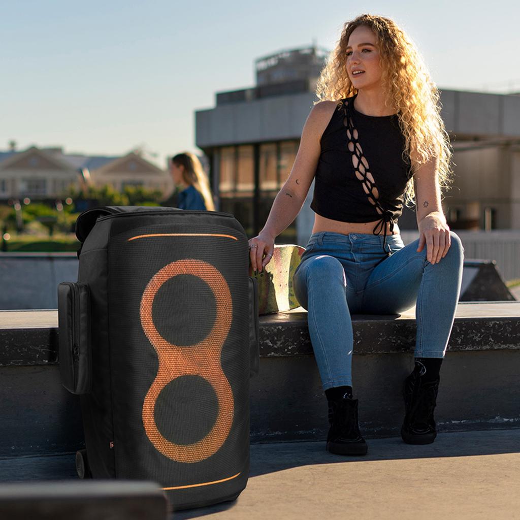 Carcasă de protecție antipraf cu buzunar de depozitare pentru difuzorul portabil JBL PartyBox 520 Husa antipraf pentru difuzor de petrecere Închidere cu fermoar Accesorii pentru difuzor