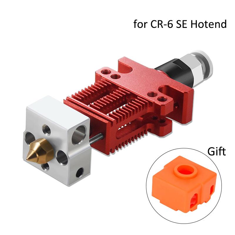 3D-skriverdeler CR6 SE J-hode Montert skrivehode Hot End Hotend-sett Helt metall Ekstrudering Ekstruder for Ender 3 CR5 PRO CR6 SE