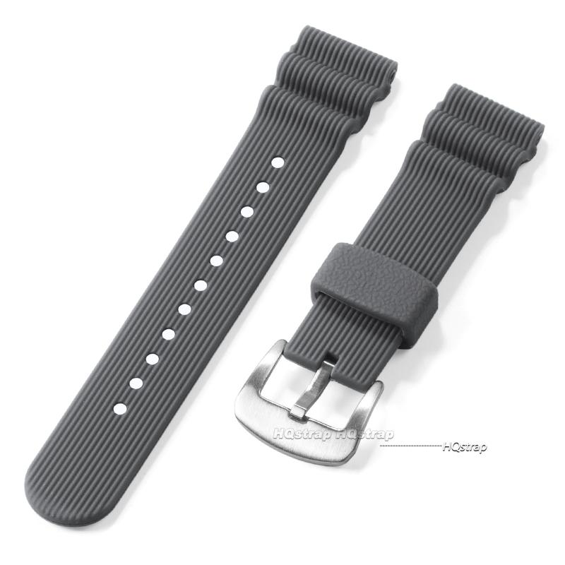 22mm Sportowy Silikonowy Pasek do Zegarka dla Seiko Kobiety Mężczyźni Wodoodporny Gumowy Pasek Nurkowy dla Wodnego Ducha Akcesoria do Bransoletki na Nadgarstek