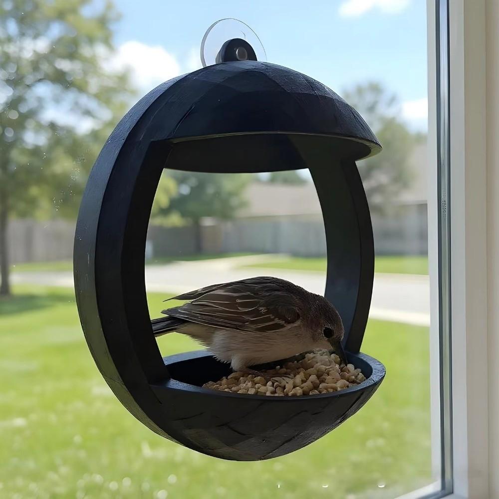 Open Tray Window Bird Feeder Suction Cup Feeding Station Birding Supplies Birding Box Home Aviary