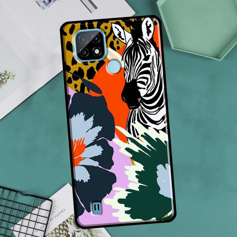 Vintage Leaves Flower For OnePlus 10 Pro 9 Pro 8T 9R Nord2 Case For Realme 9 8 Pro 8i 9i C35 GT Neo 2 3 Master